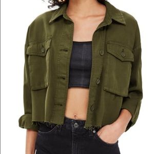 TopShop Sonny Raw Hem Jacket